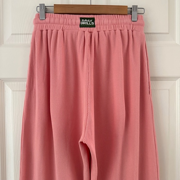 Daily Drills Thermal Resort Pant Dusty Rose Wide Leg Women’s Size XS/S - Picture 8 of 12